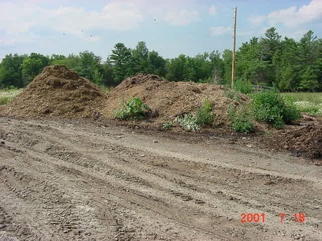 Let the pile sit for 3 months for smaller animals or 6 months for cows.